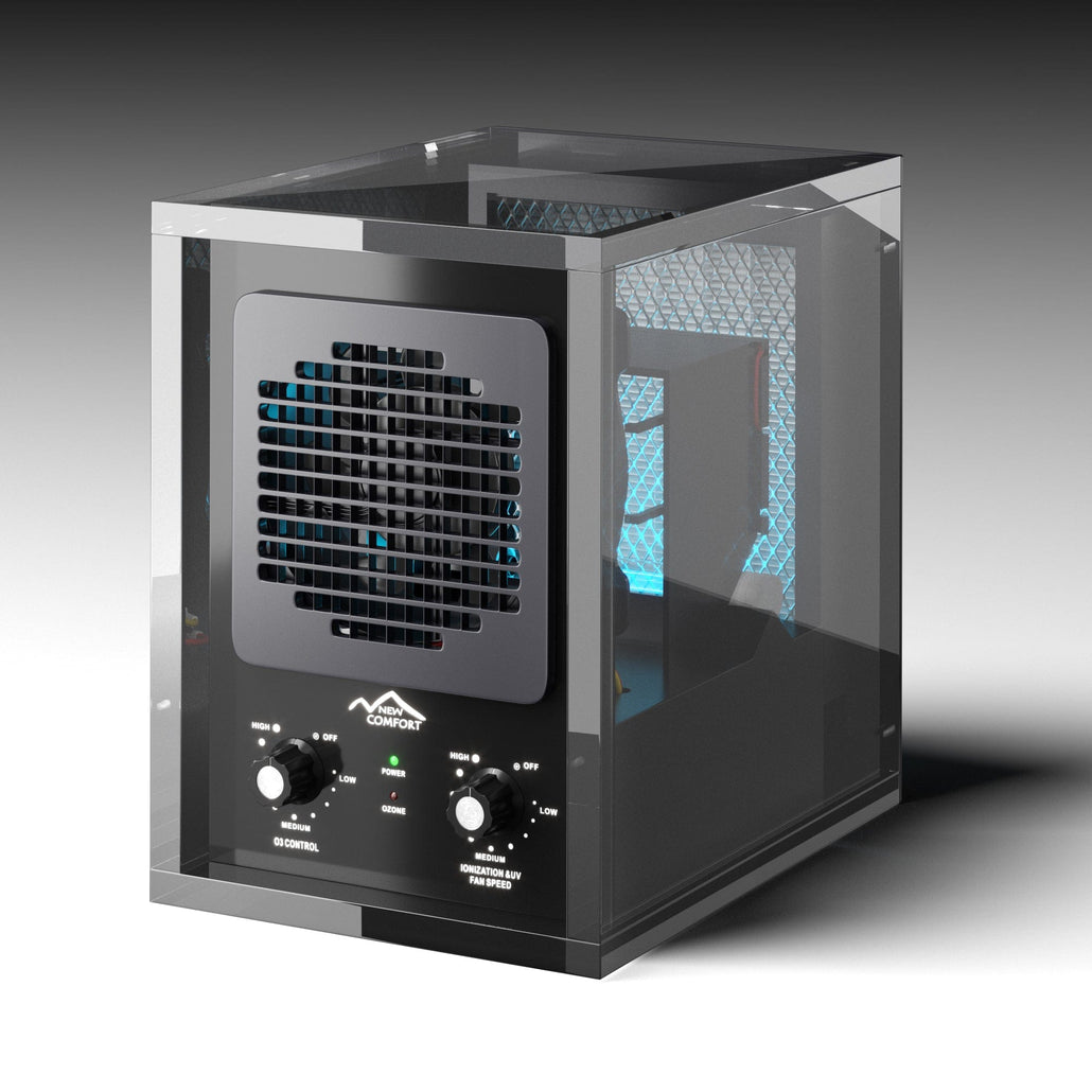 Demo New Comfort 6 Stage Acrylic Ozone Generator Air Purifier Cleaner HEPA UV Alpine Covers 3000 feet