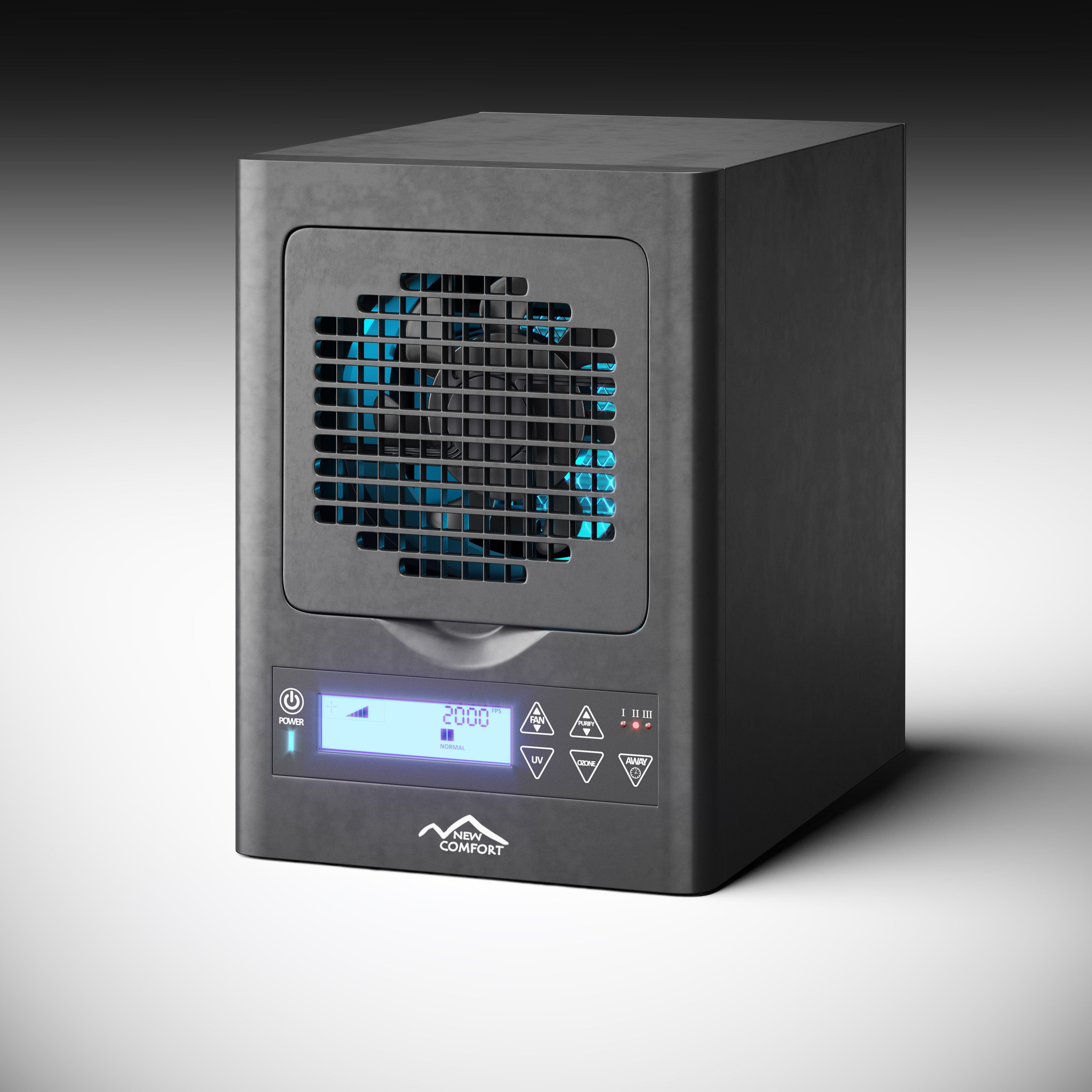 Demo Model New Comfort 6 Stage UV HEPA Ozone Generator Air Purifier with Remote and Warranty