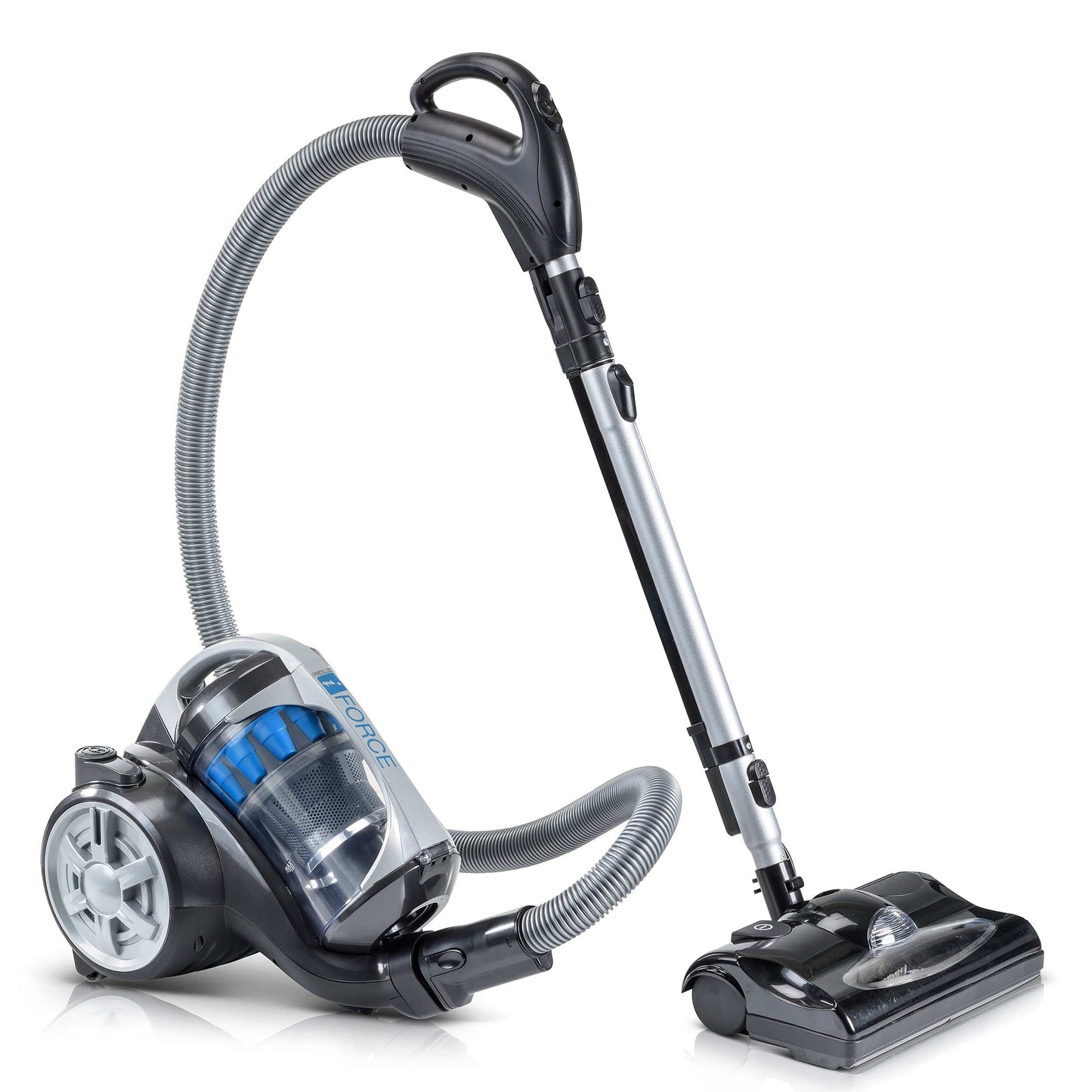 2019 Prolux iFORCE Bagless Canister Vacuum Cleaner With 2 Stage Hepa Filtration & Power Nozzle