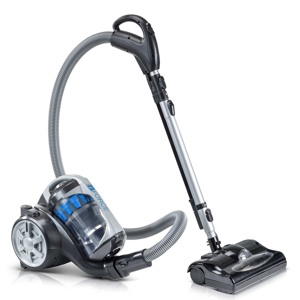 2019 Prolux iFORCE Bagless Canister Vacuum Cleaner With 2 Stage Hepa Filtration &amp; Power Nozzle