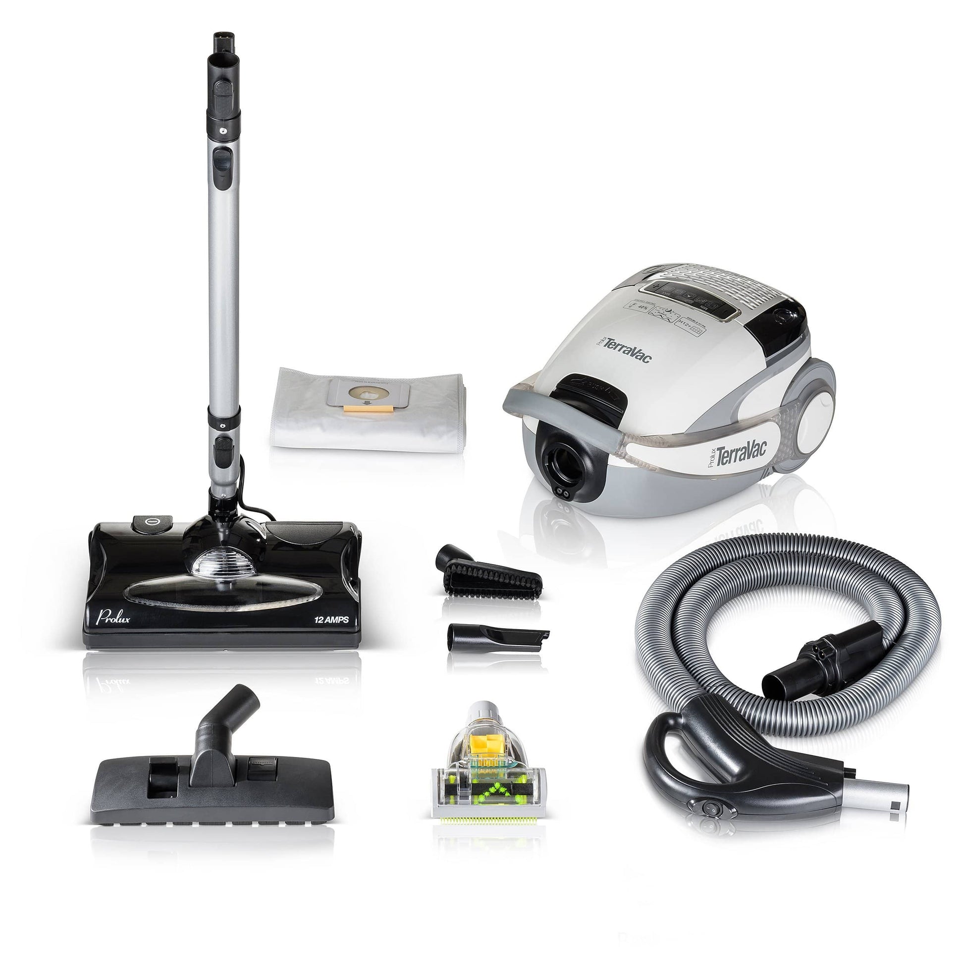 White 5 Speed Prolux TerraVac Vacuum Cleaner with Sealed HEPA Filter